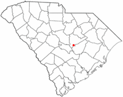 Location of Pinewood, South Carolina