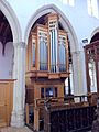 The organ, Holy Trinity Blythburgh