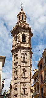 Torre de la iglesia de Santa Catalina, Valencia, España, 2014-06-29, DD 17