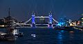 Tower Bridge Olympic Lighting, London - July 2012