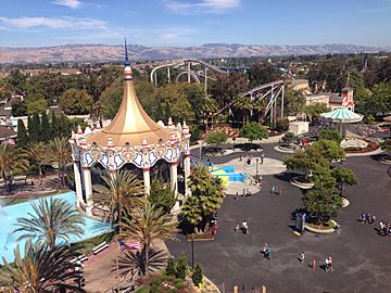 Aerial view of Great America