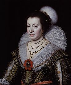 Anne, Lady Carleton by Michiel Jansz. van Miereveldt
