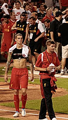 Daniel Agger and Steven Gerrard