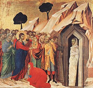 Duccio di Buoninsegna - Resurrection of Lazarus - WGA06781