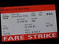 Fake ticket, Fare Strike Movement
