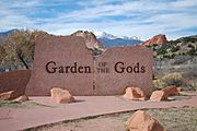 Garden of the Gods Entrance Sign