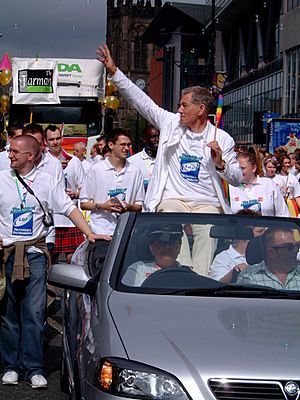 Ian McKellen at Europride 2003 Parade