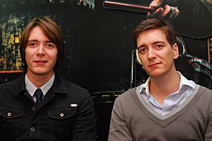 James and Oliver Phelps - Lucca Comics and Games 2011 - 2.jpg