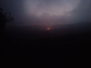 Kilauea at dusk