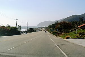 Pacific Coast Highway (CA 1) in Solromar