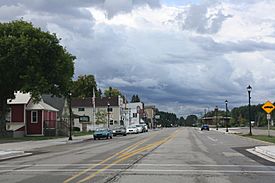 Downtown Pellston along U.S. Route 31