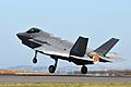 RAAF F-35 taking off during the Australian International Airshow and Aerospace & Defence Exposition 2017