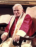 Photographic portrait of Pope John Paul II