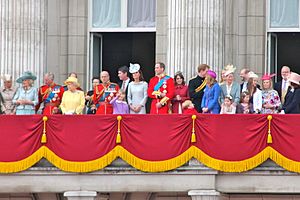 Royal family on the balcony