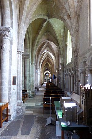 Southern Aisle at Christchurch Priory