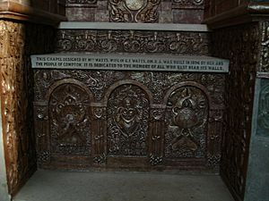 Watts mortuary chapel altar 1