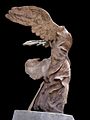 Winged Victory of Samothrace side