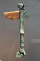 13th Cent. BC Unique Shang Hafted Axe with Jade (Nephrite) Blade