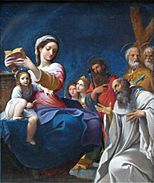 1607 Carracci Madonna mit Kind und Heiligen anagoria