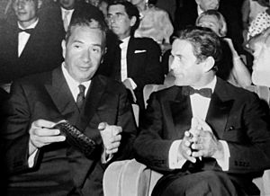 Aldo Moro, Pier Paolo Pasolini - Venezia 1964