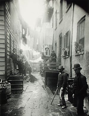 Bandit's Roost by Jacob Riis