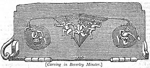 Feast of Fools, Carving in Beverley Minster (p.62, Jan 1824)