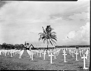 Guadalcanal cemetery 1945