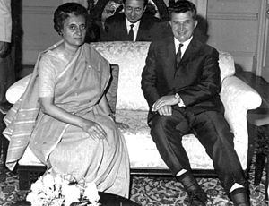 Indira Gandhi & Nicolae Ceaușescu