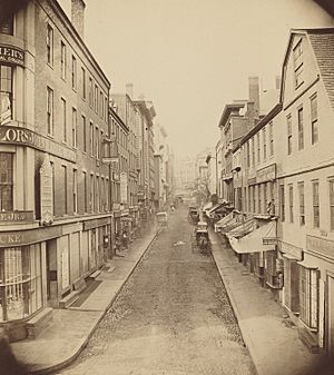 Josiah Johnson Hawes, School Street, Boston, 1850s, NGA 136391