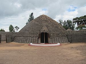 King's palace in Nyanza
