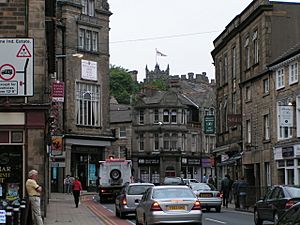 King Street, Lancaster, with the castle in the background - geograph.org.uk - 945333