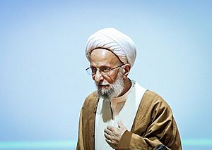 Mohammad-Taqi Mesbah-Yazdi in Principlists Convention 01