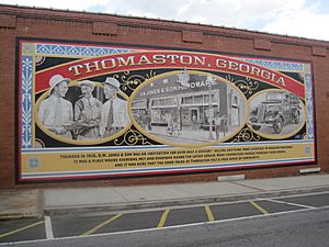 Mural on Gordon St. in Thomaston, GA