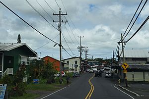 Pahoa on Hawaii Route 130