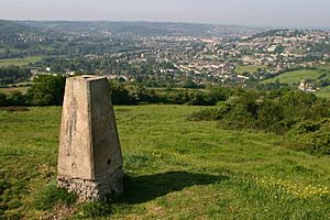 Solsbury Hill trig - geograph.org.uk - 185021