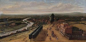 The Terrace and View from Richmond Hill, Surrey, Leonard Knyff