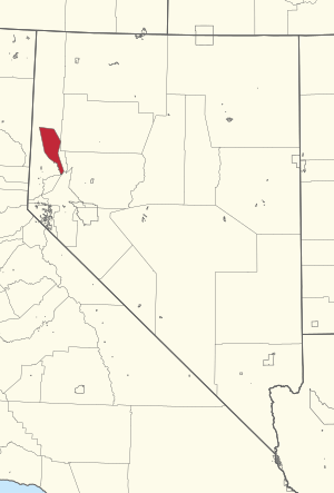 Location of Pyramid Lake Indian Reservation