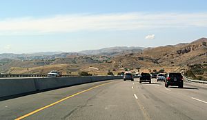 CA 118 east of Simi Valley