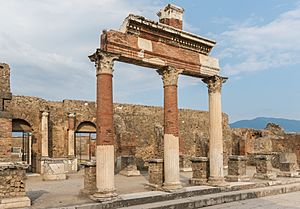 Columns forum Pompeii