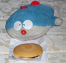 Doraemon with dorayaki