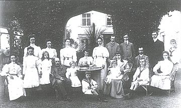 Empress Zita with her parents and siblings