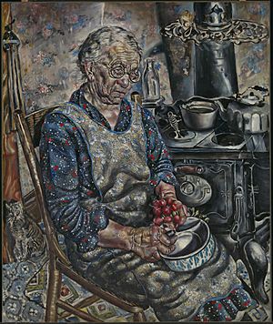 Ivan Albright, The Farmer's Kitchen, ca. 1934, oil on canvas, Smithsonian American Art Museum, Transfer from the U.S. Department of Labor, 1964.1.74