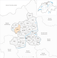 Karte Gemeinde Effingen 2010