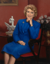 Lindy Boggs US Capitol Portrait by Ned Bittinger