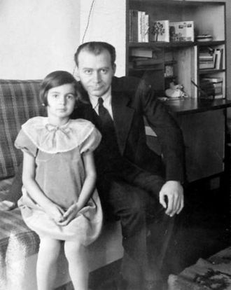 Lucian Blaga with daughter