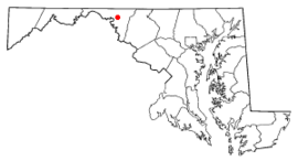 Location in Maryland (Halfway location [Van Lear is next to Halfway])