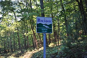 Mountain Parkway Backway - Sign