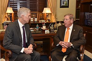 Neil Gorsuch and Johnny Isakson