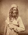 Portrait of a Muslim ascetic (fakir) in Eastern Bengal in the 1860s