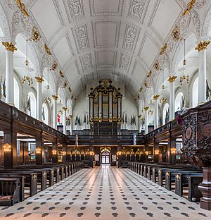 Saint Clement Danes Church Organ, London, UK - Diliff